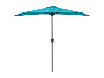 turquoise blue half umbrella Versa Collection product image CorLiving#color_turquoise-blue