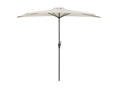 off white half umbrella Versa Collection product image CorLiving#color_off-white