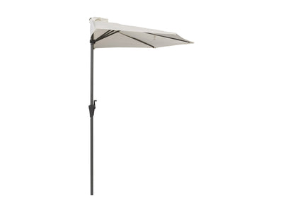 off white half umbrella Versa Collection product image CorLiving#color_off-white