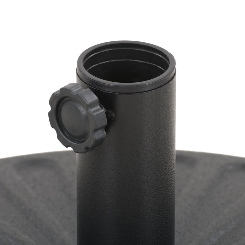 forest green large patio umbrella, tilting with base 700 Series detail image CorLiving