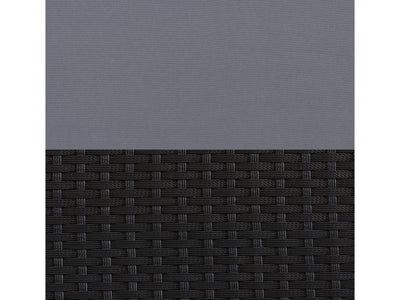 black and ash grey Wicker Armchair Parksville Collection detail image by CorLiving#color_black-and-ash-grey