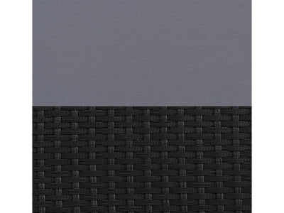 black and ash grey Outdoor Corner Chair Parksville Collection detail image by CorLiving#color_black-and-ash-grey