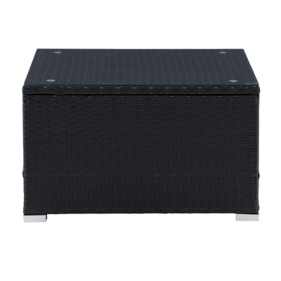 black Square Outdoor Coffee Table Parksville Collection product image by CorLiving#color_black