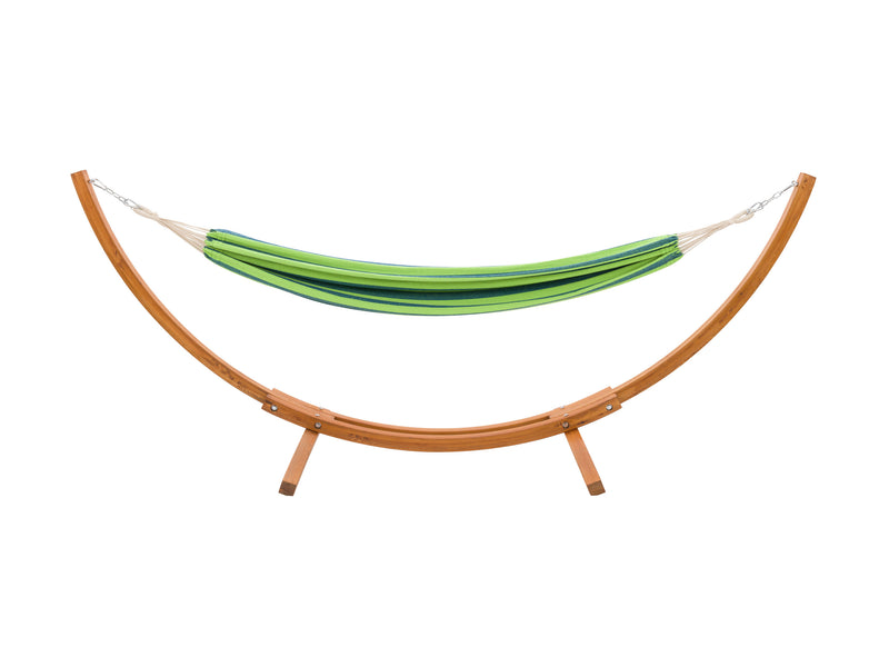 blue and green Hammock with Wood Stand Warm Sun Collection product image by CorLiving