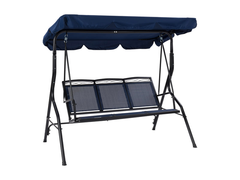 navy blue Patio Swing With Canopy Veda Collection product image by CorLiving