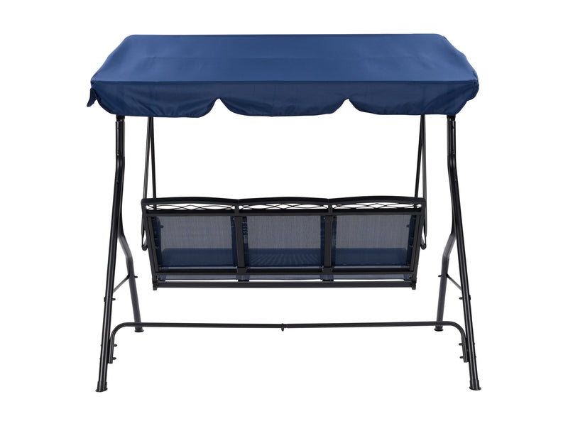 navy blue Patio Swing With Canopy Veda Collection product image by CorLiving