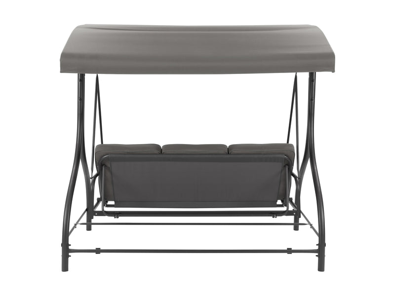 grey Patio Swing With Canopy, Convertible Elia Collection product image by CorLiving