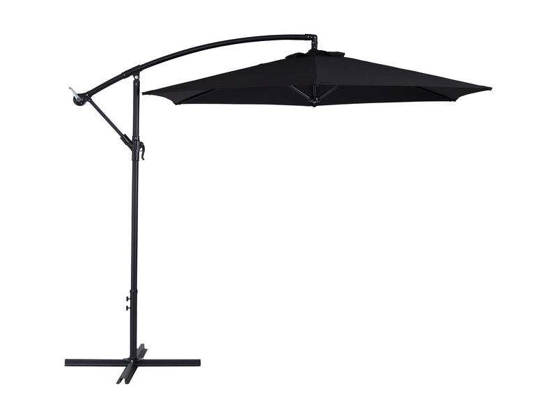 black cantilever patio umbrella, tilting Persist Collection product image CorLiving