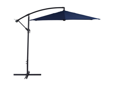 navy blue cantilever patio umbrella, tilting Persist Collection product image CorLiving#color_navy-blue