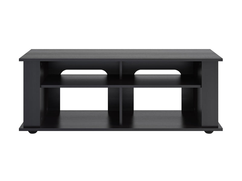 black Wood TV Stand for TVs up to 55" Bakersfield Collection product image by CorLiving