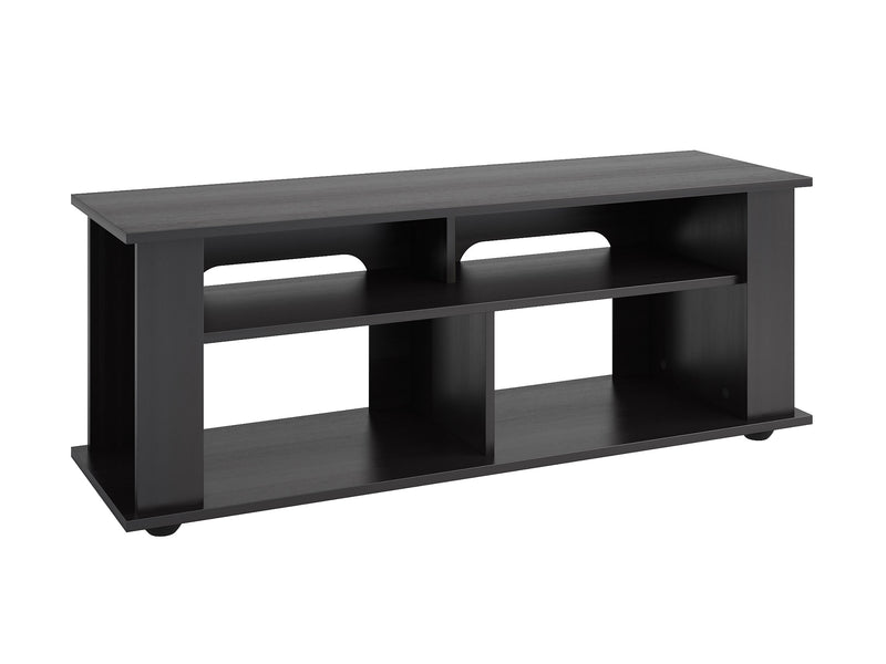 black Wood TV Stand for TVs up to 55" Bakersfield Collection product image by CorLiving