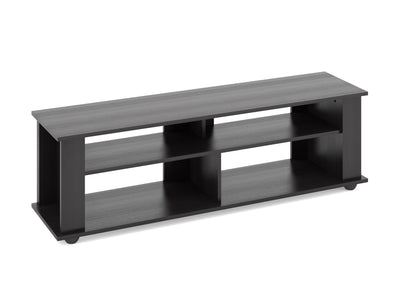 black Wood TV Stand for TVs up to 75" Bakersfield Collection product image by CorLiving#color_black