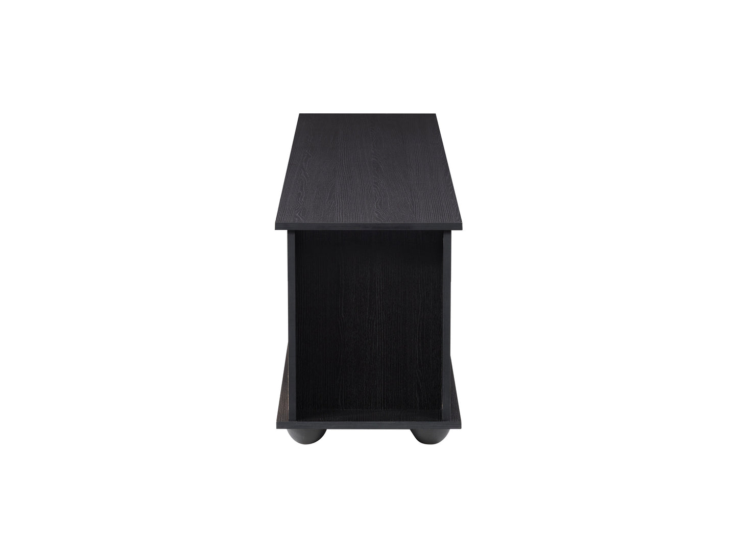 Modern wooden TV stand with white drawers and open shelving, featuring a sleek, minimalist design, natural wood finish, and sturdy construction. Ideal for contemporary living rooms and media storage.