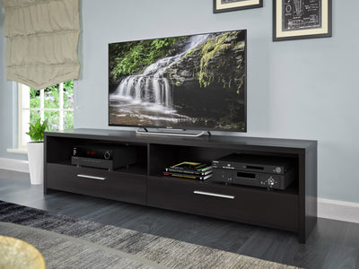 black TV Stand for TVs up to 95" Fernbrook Collection lifestyle scene by CorLiving#color_black