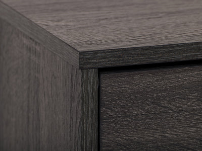 dark grey TV Bench - Open & Closed Storage, TVs up to 85" Cole Collection detail image by CorLiving#color_cole-dark-grey
