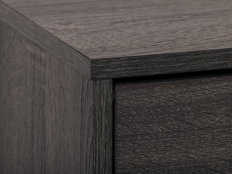 dark grey TV Bench - Open & Closed Storage, TVs up to 85" Cole Collection detail image by CorLiving