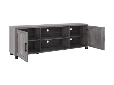 TV Stand with Doors, TVs up to 85"