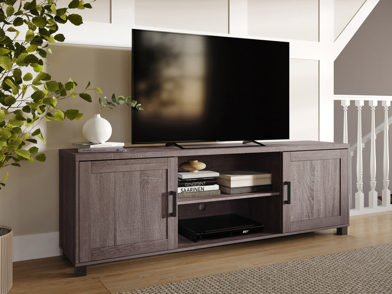 TV Stand with Doors, TVs up to 85"