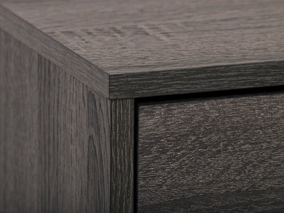 dark grey TV Bench with Cabinet Storage, TVs up to 85" Cole Collection detail image by CorLiving#color_cole-dark-grey