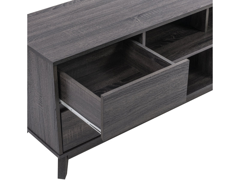 grey Modern TV Stand for TVs up to 85" Hollywood Collection detail image by CorLiving