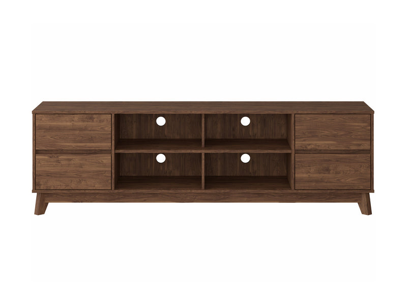 brown Modern TV Stand for TVs up to 85" Hollywood Collection product image by CorLiving