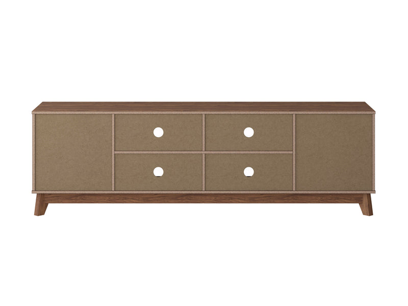 brown Modern TV Stand for TVs up to 85" Hollywood Collection product image by CorLiving