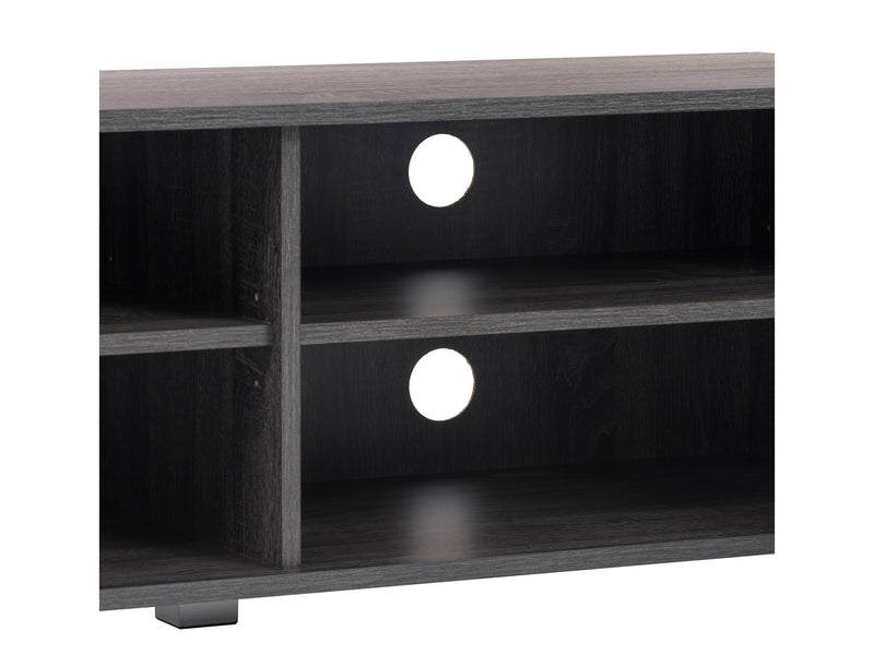 dark grey Modern TV Stand for TVs up to 85" Hollywood Collection detail image by CorLiving