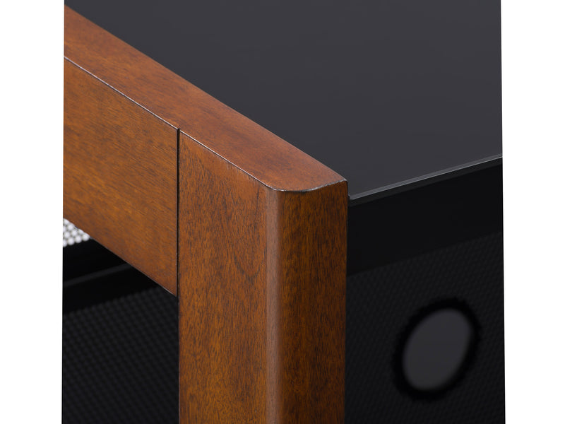 espresso Wood TV Stand for TVs up to 75" Milan Collection detail image by CorLiving