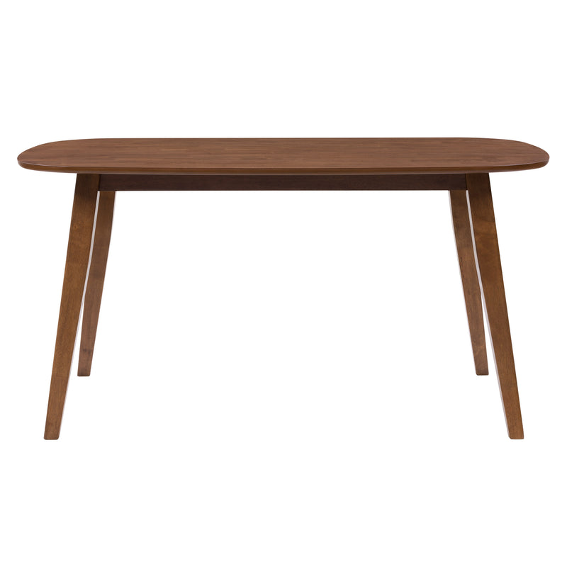 hazelnut Mid Century Modern Dining Table Tiffany Collection product image by CorLiving