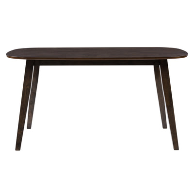 espresso Mid Century Modern Dining Table Tiffany Collection product image by CorLiving#color_espresso