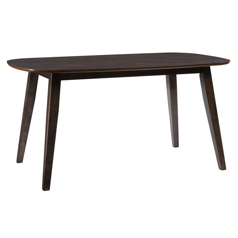 espresso Mid Century Modern Dining Table Tiffany Collection product image by CorLiving