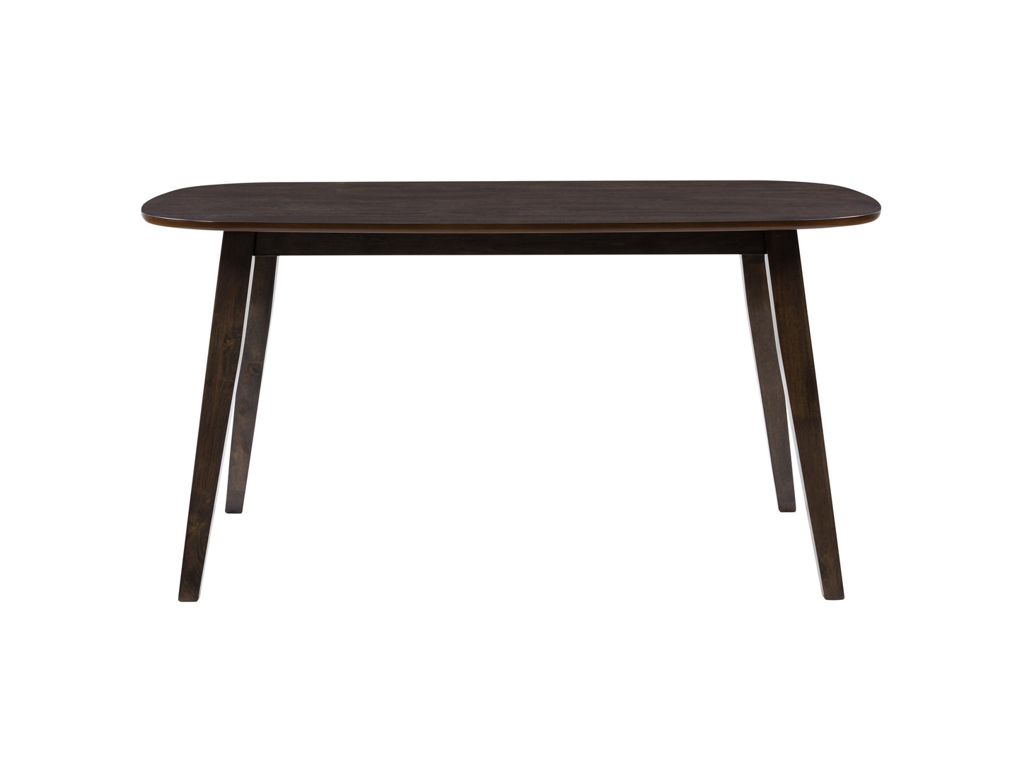 Modern dining set with a rectangular wooden table, black metal legs, and four grey upholstered chairs. The table has a smooth finish, and the chairs feature cushioned seats and backs for comfort.