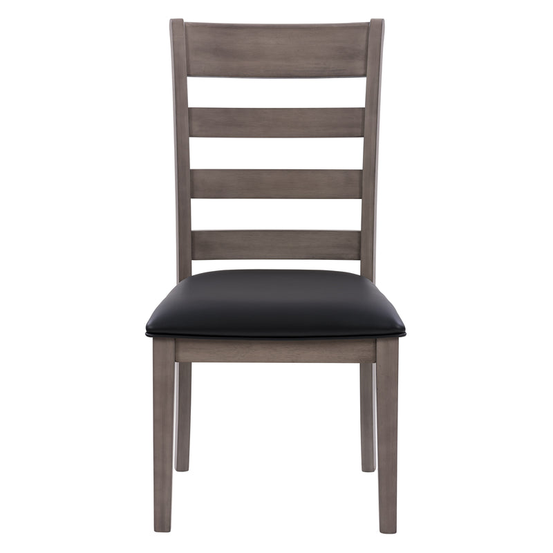 washed grey Wood Dining Chairs, Set of 2 New York Collection product image by CorLiving