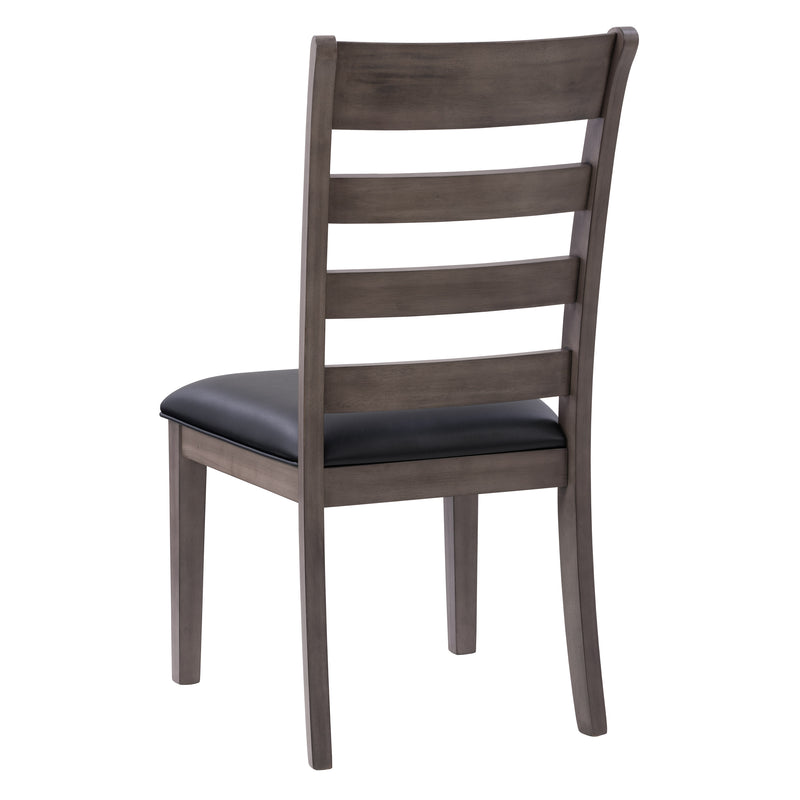 washed grey Wood Dining Chairs, Set of 2 New York Collection product image by CorLiving