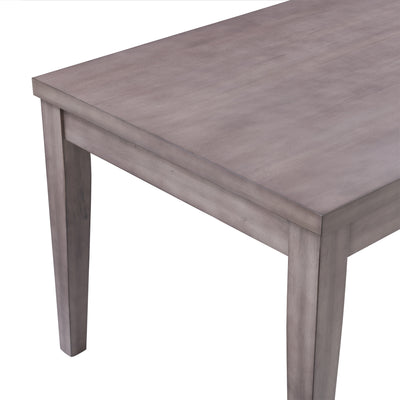 washed grey Wooden Dining Table New York Collection detail image by CorLiving#color_new-york-washed-grey