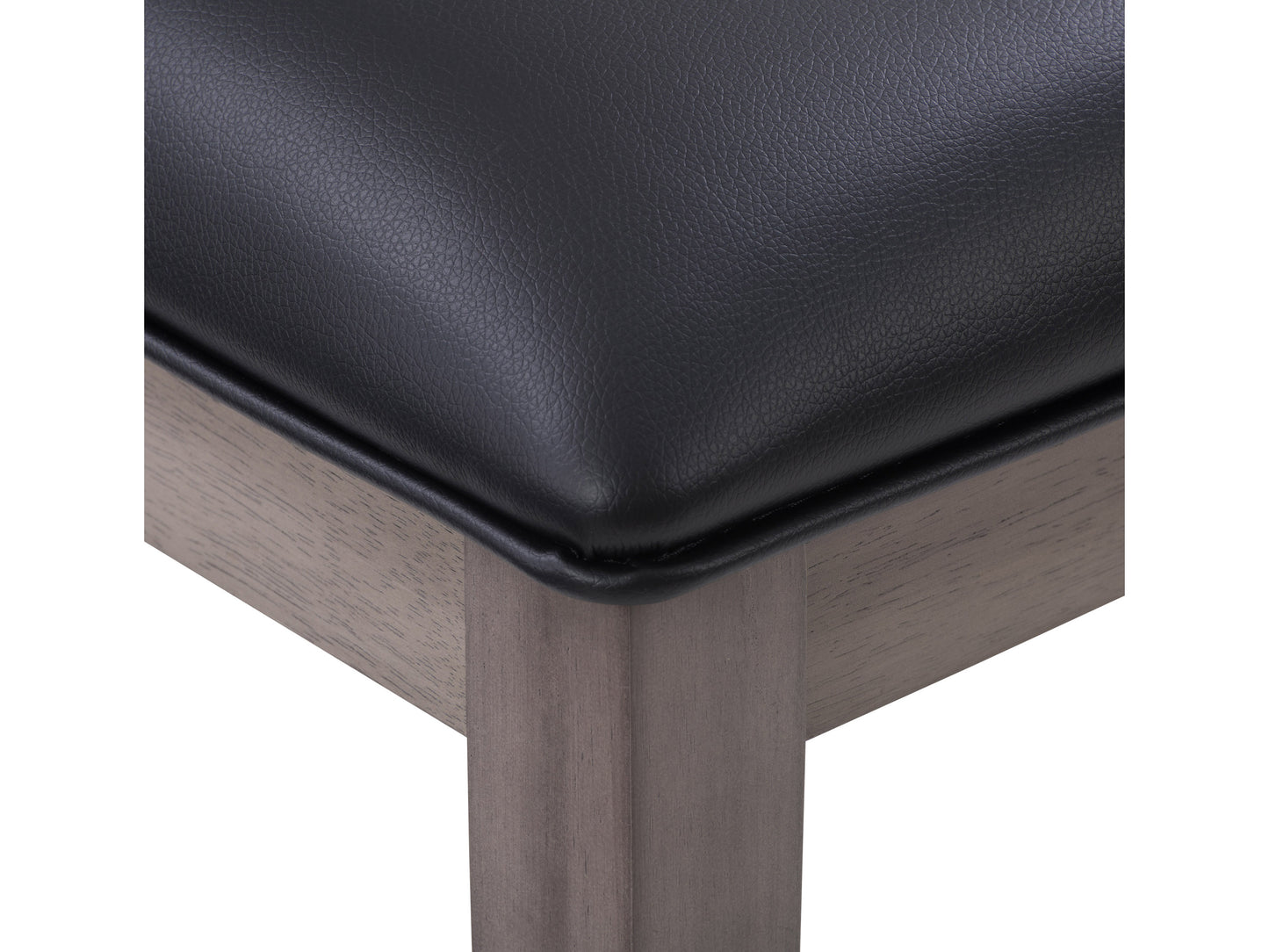 Modern dining set featuring a rectangular wooden table with a light oak finish, accompanied by four upholstered chairs in beige fabric with sleek black metal legs, perfect for contemporary dining spaces.