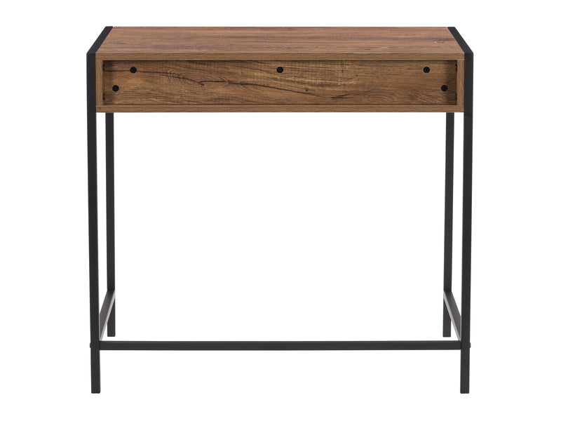 brown and black Desk with Storage Rayne Collection product image by CorLiving