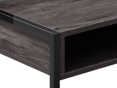 dark grey and black Desk with Storage Rayne Collection detail image by CorLiving#color_dark-grey-and-black