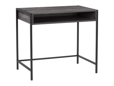 dark grey and black Desk with Storage Rayne Collection product image by CorLiving#color_dark-grey-and-black
