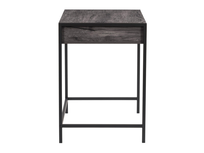 dark grey and black Desk with Storage Rayne Collection product image by CorLiving