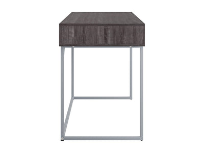 grey Modern Computer Desk Marley Collection product image by CorLiving#color_grey