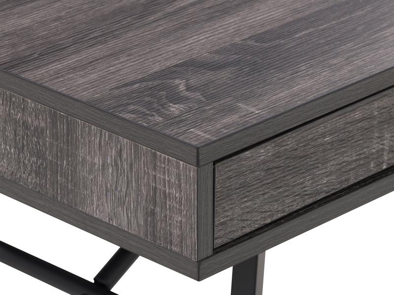 grey Natural Wood Desk Auston Collection detail image by CorLiving