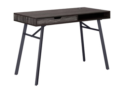 grey Natural Wood Desk Auston Collection product image by CorLiving#color_grey