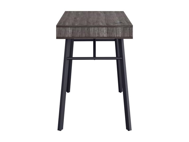 grey Natural Wood Desk Auston Collection product image by CorLiving