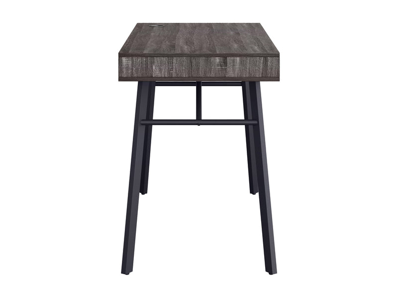 grey Natural Wood Desk Auston Collection product image by CorLiving