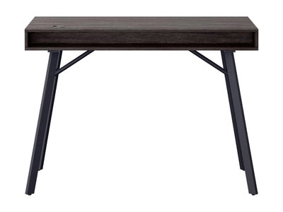 grey Natural Wood Desk Auston Collection product image by CorLiving#color_grey