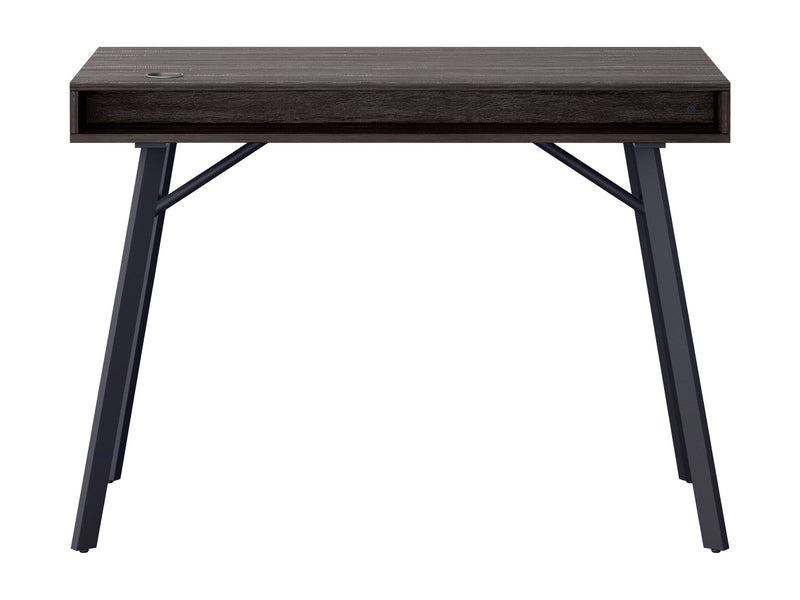 grey Natural Wood Desk Auston Collection product image by CorLiving