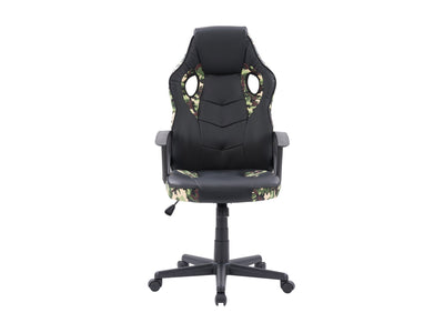 black and camo Gaming Chair with Wheels Mad Dog Collection product image by CorLiving#color_black-and-camo