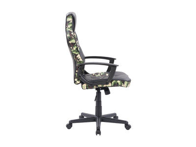 black and camo Gaming Chair with Wheels Mad Dog Collection product image by CorLiving#color_black-and-camo