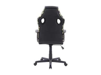 black and camo Gaming Chair with Wheels Mad Dog Collection product image by CorLiving#color_black-and-camo